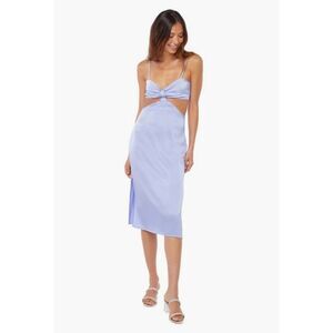 Cutout Midi Dress Lavender